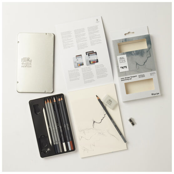 John Singer Sargent sketching set lifestyle